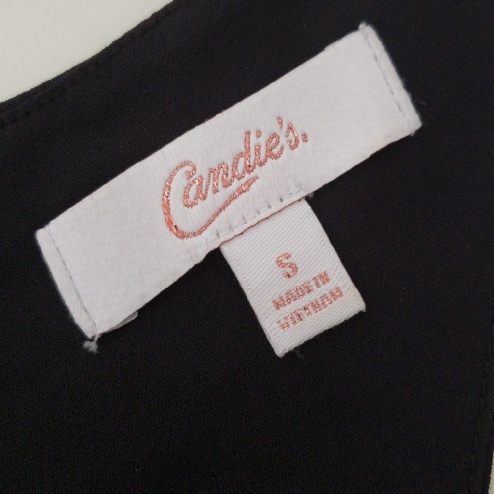 Candies black and white blouse